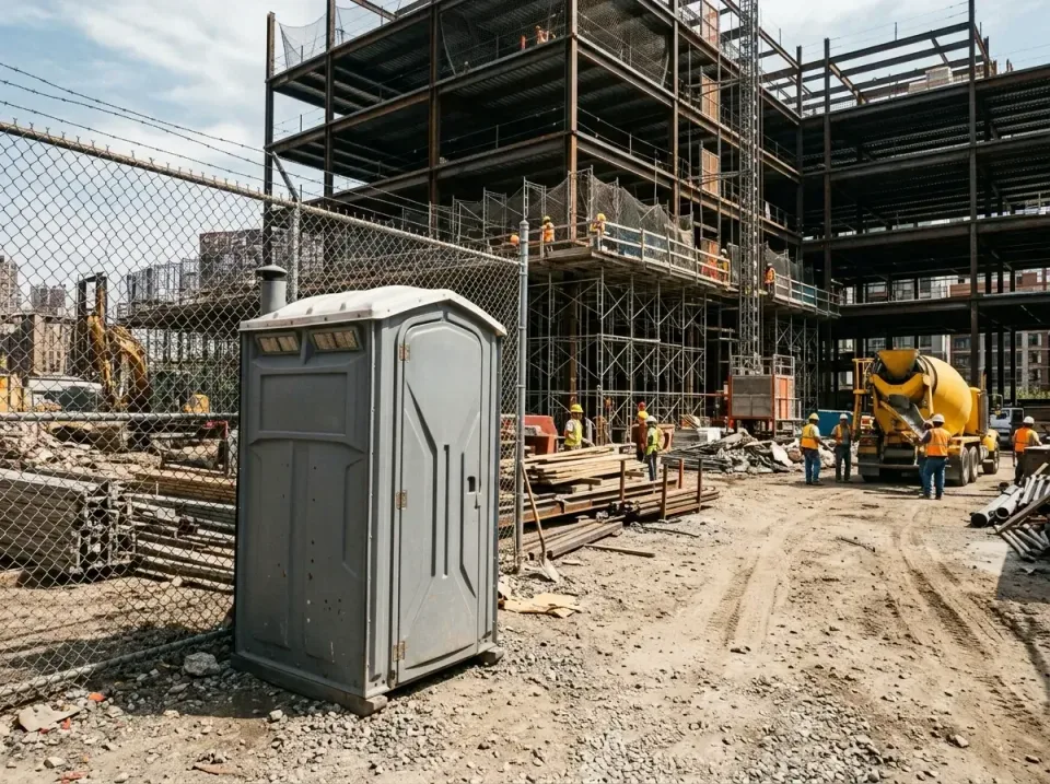 Portable Toilet — Construction Site Portable Toilet — Construction Site